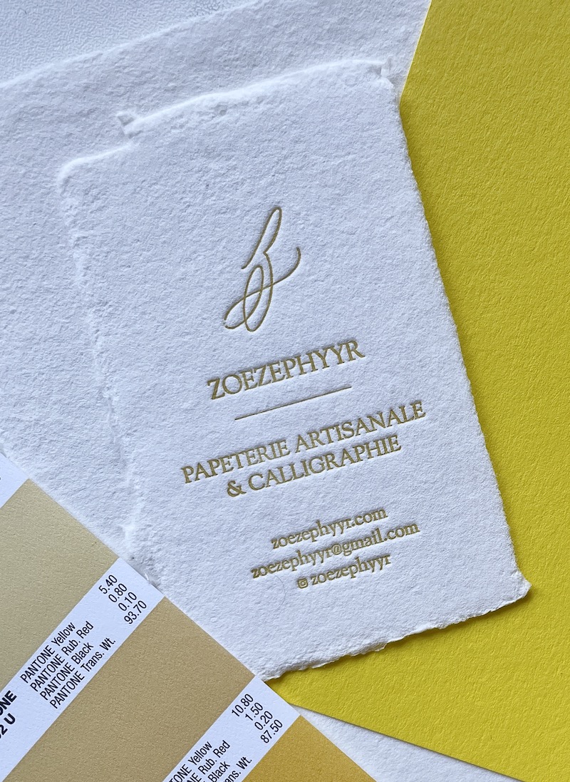 Cartes de visite - letterpress – Image 3