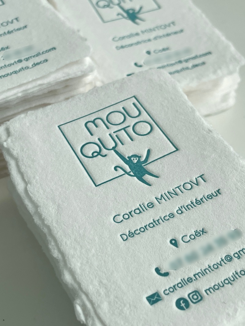 Cartes de visite - letterpress – Image 2