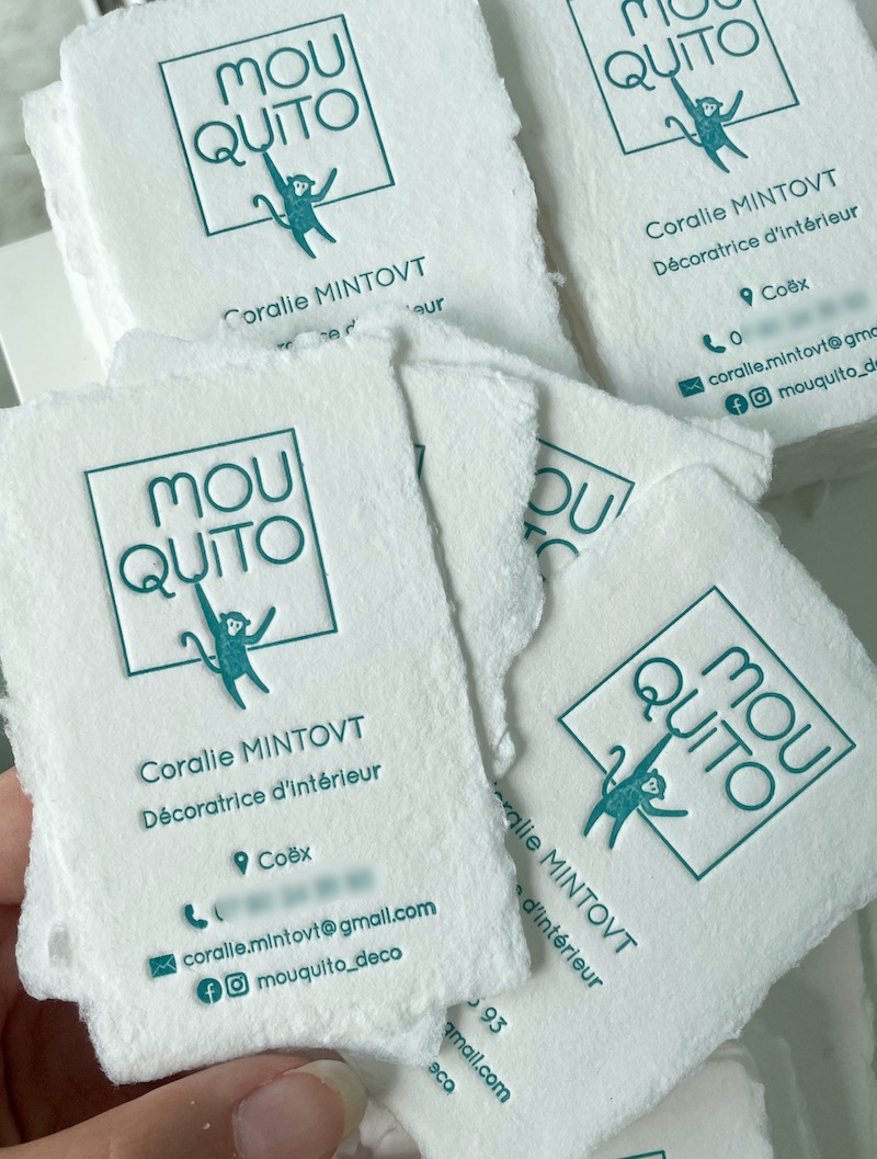 Cartes de visite - letterpress – Image 4