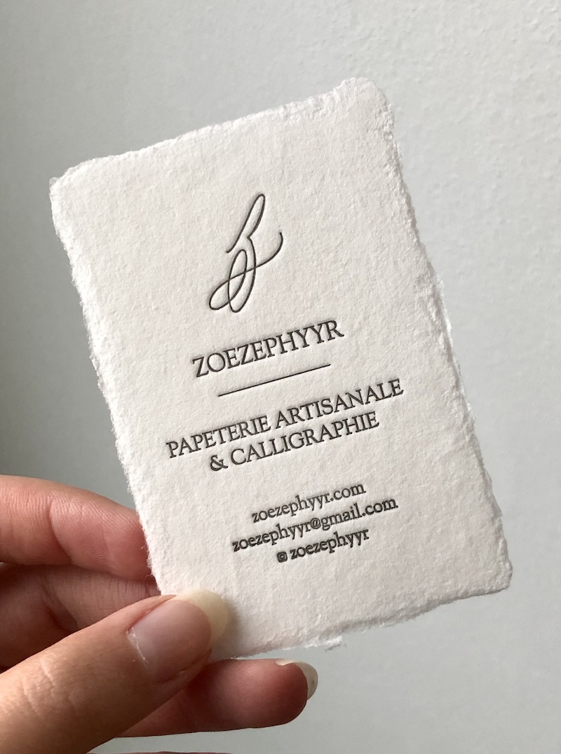 Cartes de visite - letterpress – Image 5